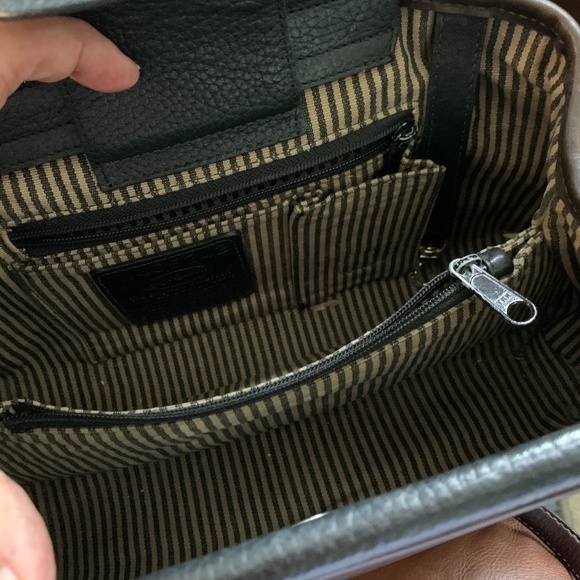 Vintage Brighton black and brown bag - Picture 4 of 12